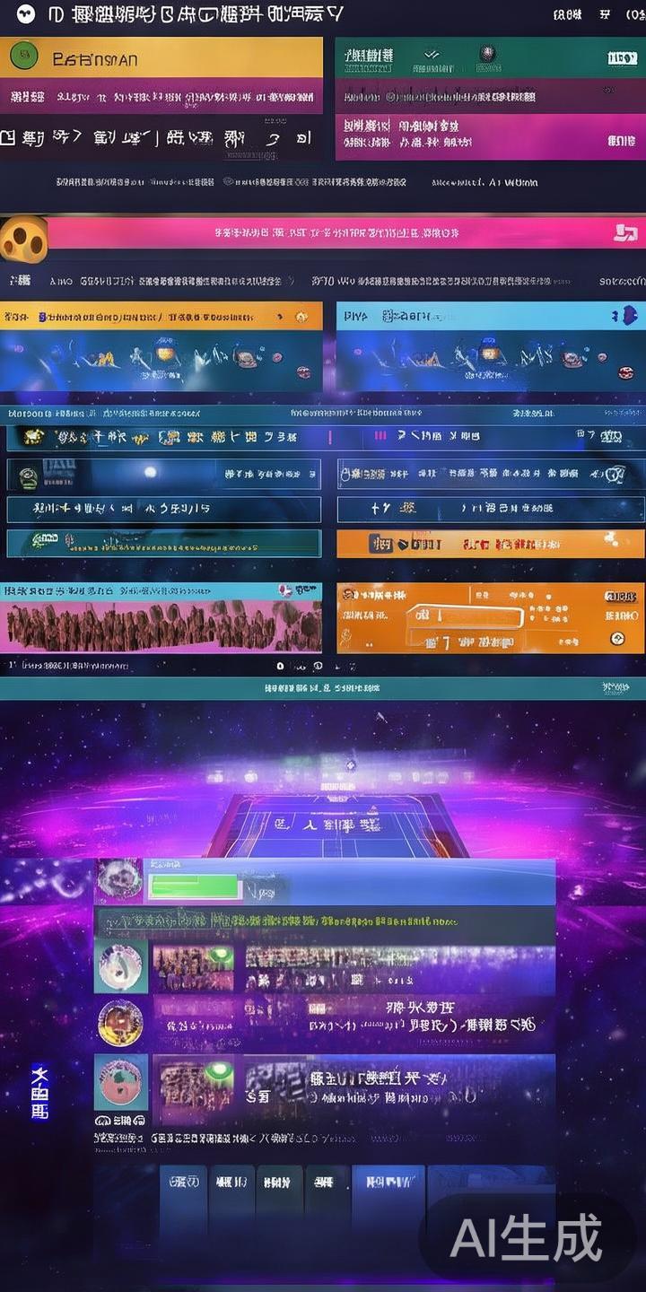 除了观看比赛，平台还设有丰富的互动功能，包括实时弹